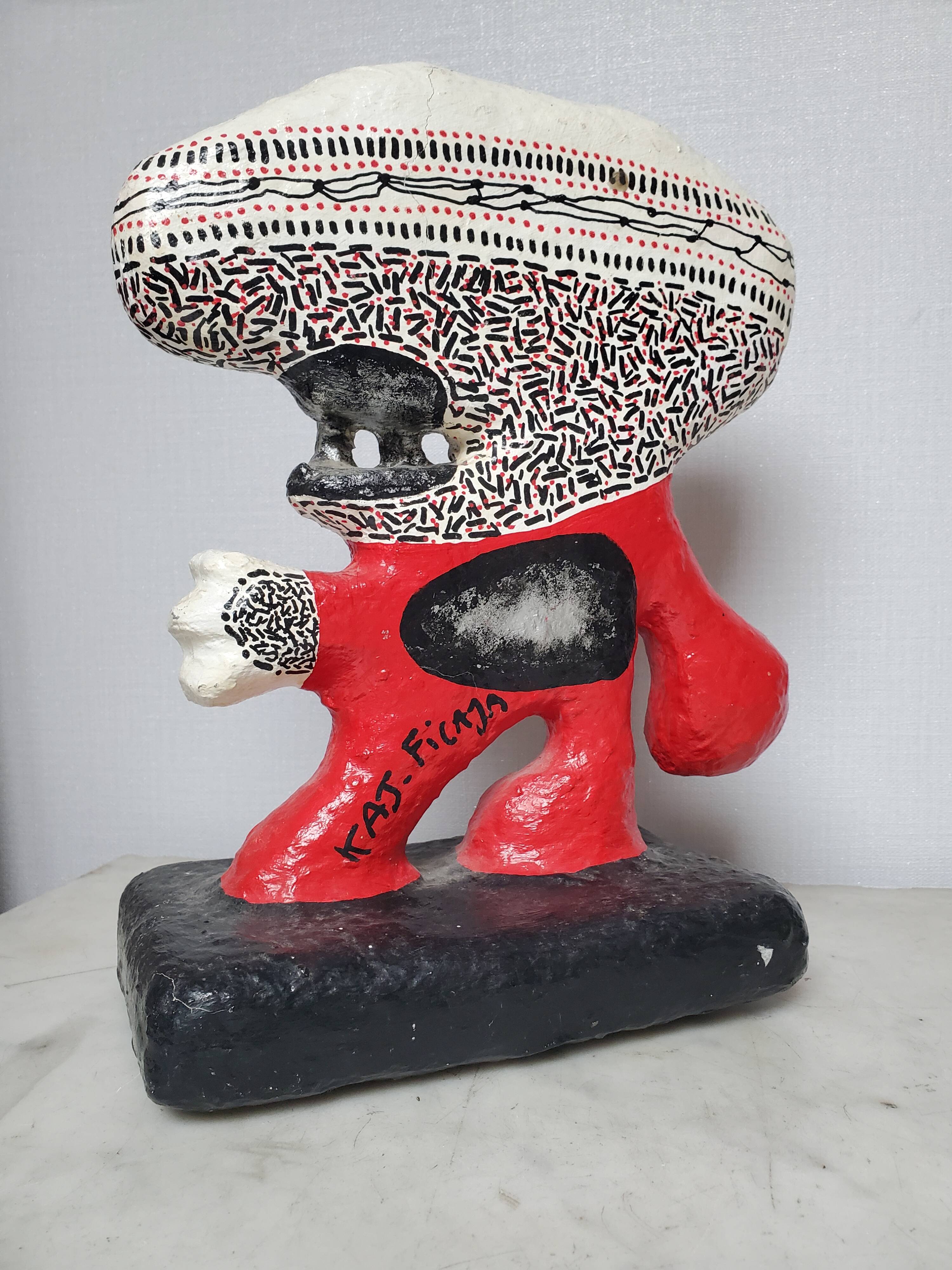 Papier-mâché sculpture - Kaj / Fokaja (1959)