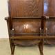Vintage Two-Seat Cinema Bench from Ton 1950s