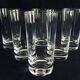 Set of 6 Baccarat crystal orangeade glasses