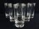 Set of 6 Baccarat crystal orangeade glasses