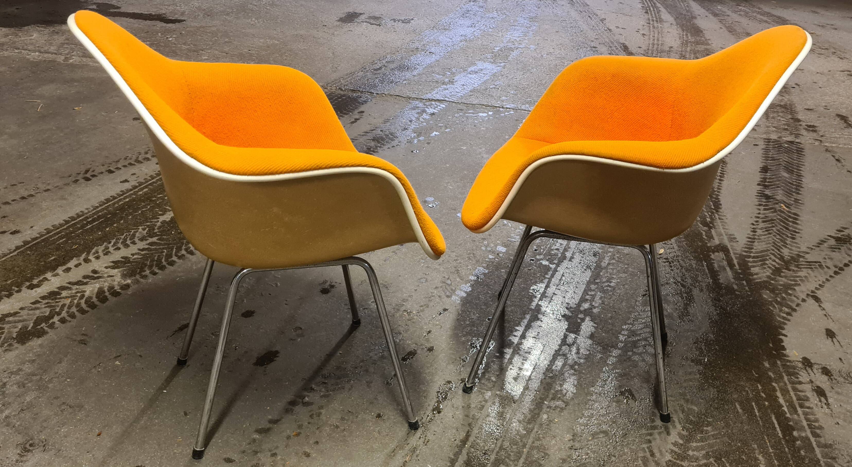 Pair of DAX Eames armchairs for Herman Miller