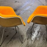 Pair of DAX Eames armchairs for Herman Miller