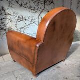 Fauteuil club en cuir
