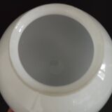 French Vintage White Opaque Glass Large Replacement Glass Globe Shade 204