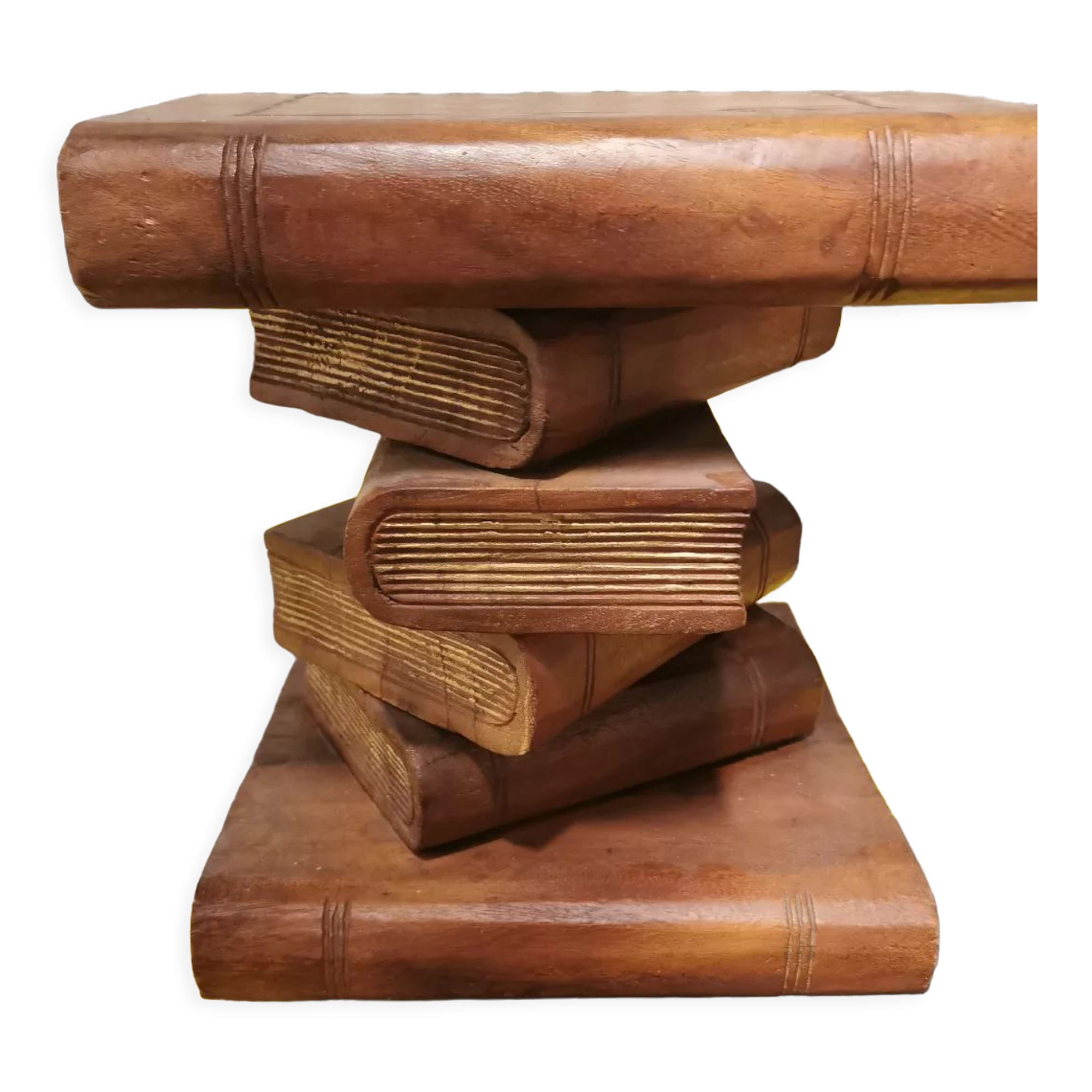 Trompe l'oeil stool books