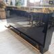 Maison Jansen counter in brass and blue lacquer