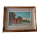Landscape painting on tablet, 1950s, Italian school