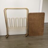 Vintage folding vinyl tray