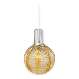 Small Danish hanging lamp in glass.