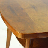 Table basse par Mier en noyer années 1960