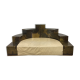 Sculptural brass sofa 70s