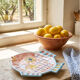 Hand-painted ceramic fish plate – Vietri sul Mare, Italy