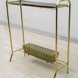 Attributed Gio Ponti Mid-Century Italian Spiral Brass Planter 1940