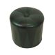 Round Vintage Green Black Pouf Two-tone Skai Sixties