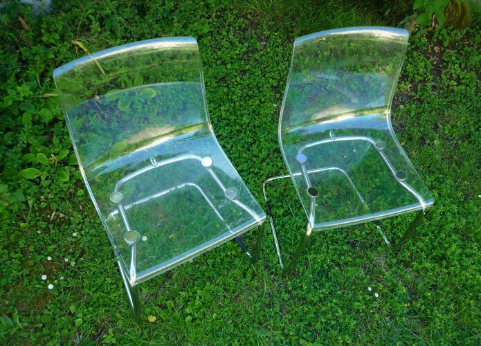 Paire de chaises Tobias design Carl Öjerstam