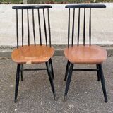 2 Scandinavian Fannett chairs by Ilmari Tapiovaara 1960