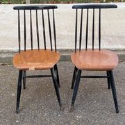 2 Scandinavian Fannett chairs by Ilmari Tapiovaara 1960