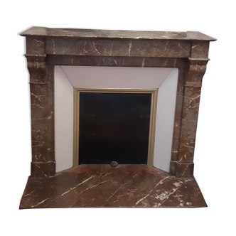 Marble fireplace