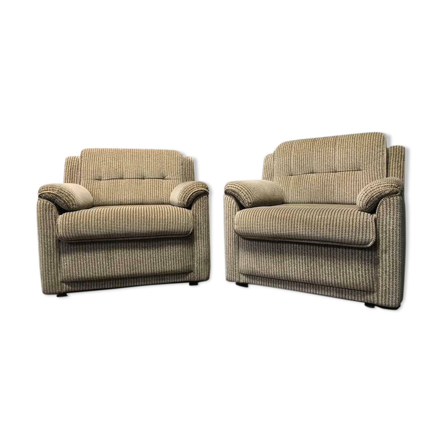 set of 2 vintage seats/ one-seated/armchairs