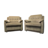 set of 2 vintage seats/ one-seated/armchairs