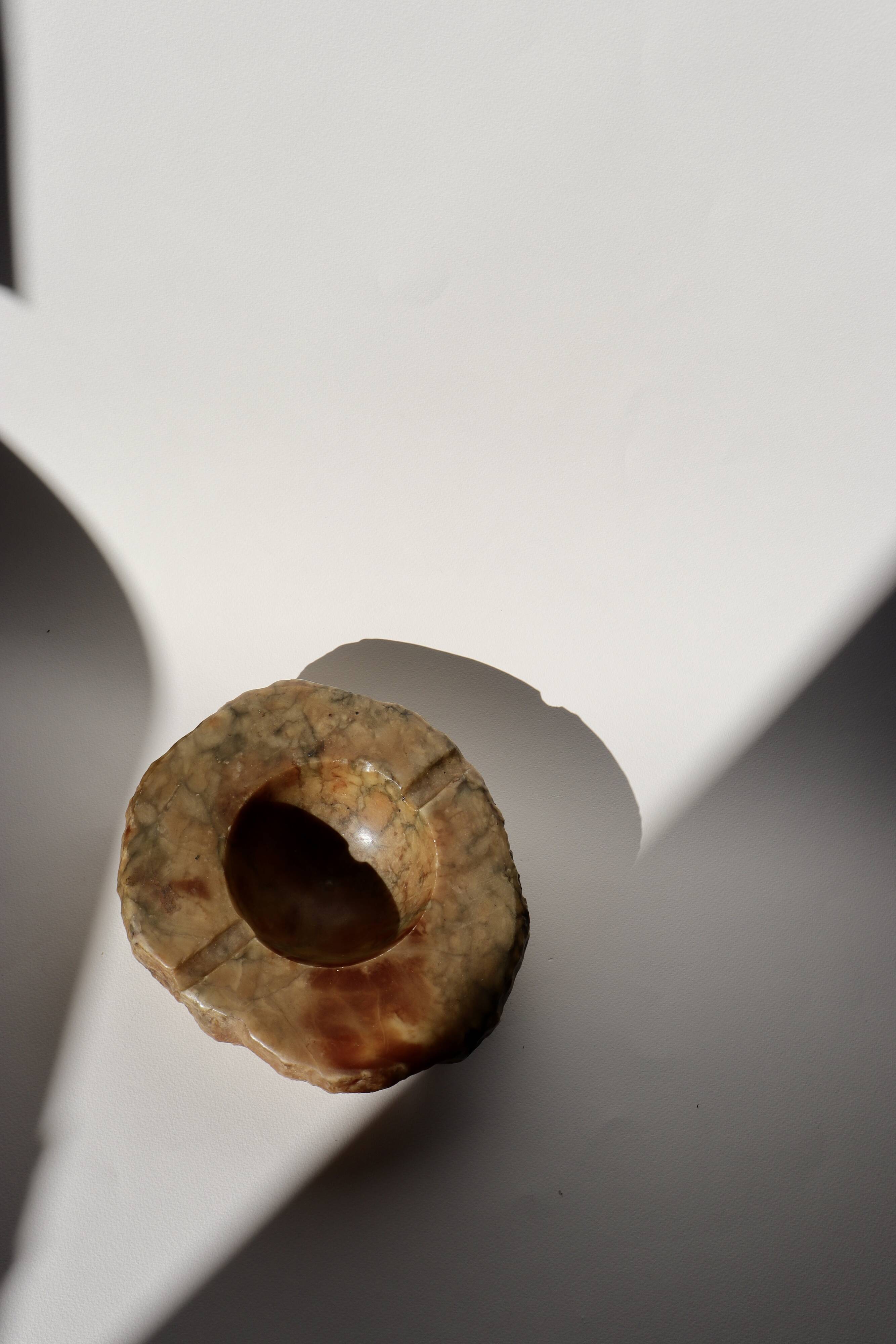 Ashtray in stone