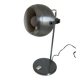 Lampe vintage 1960 de table eyeball acier brossé Aluminor - 34 cm