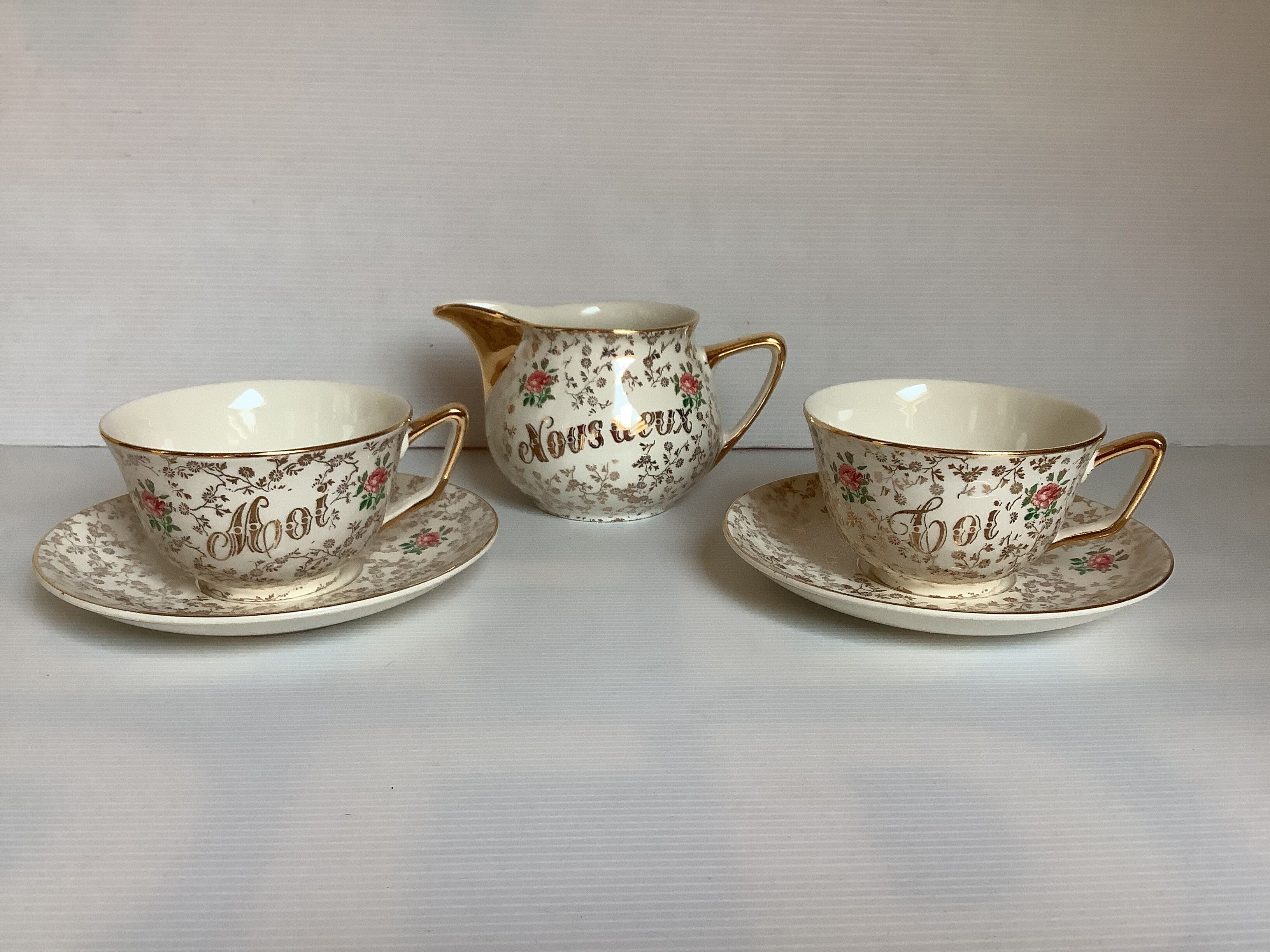 Old breakfast set you and me villeroy and boch
