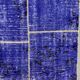 Distressed vintage turkish patchwork rug 218x151 cm wool medium