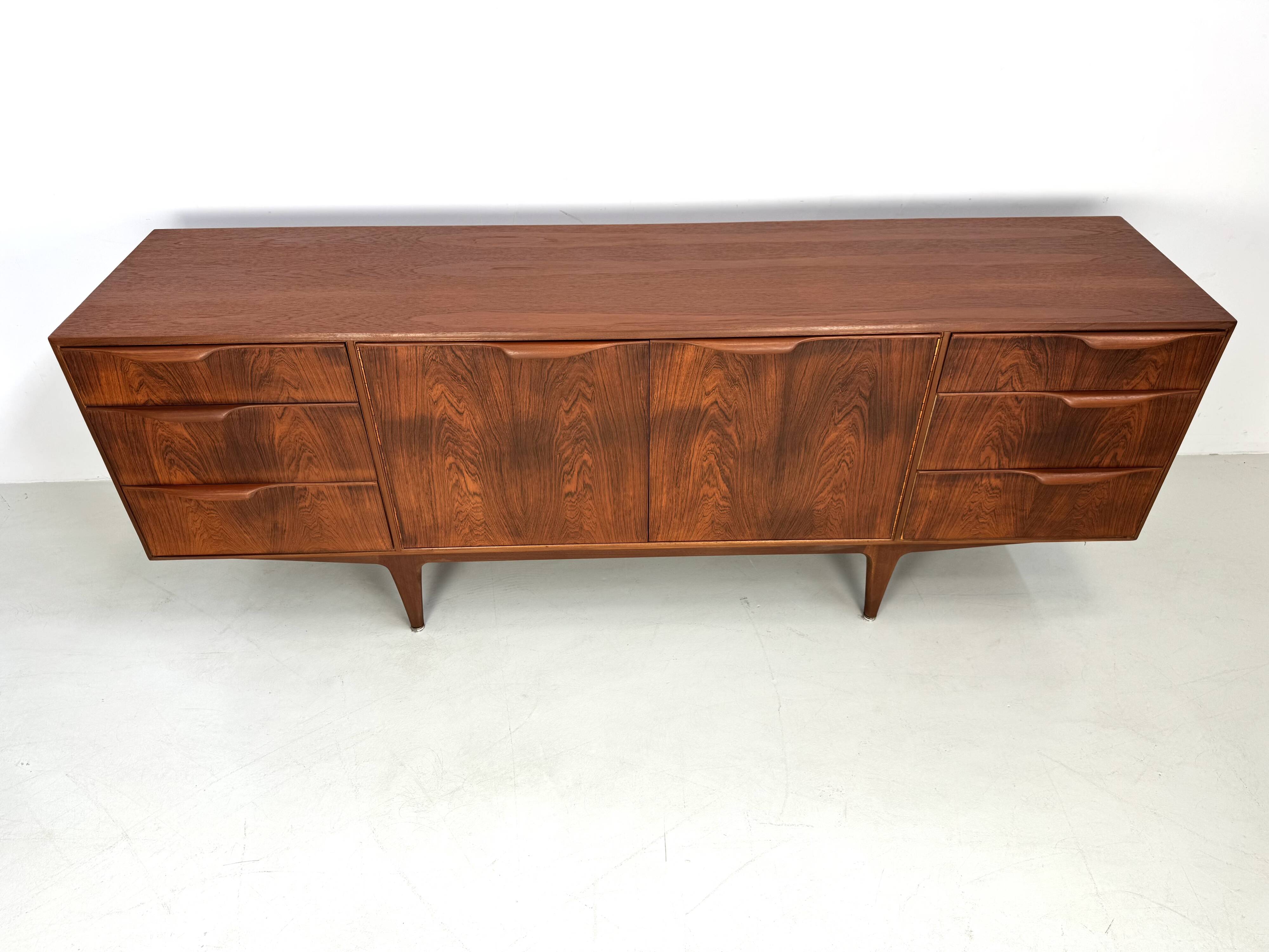 Rare vintage rosewood sideboard by McIntosh design by T. Robertson from the