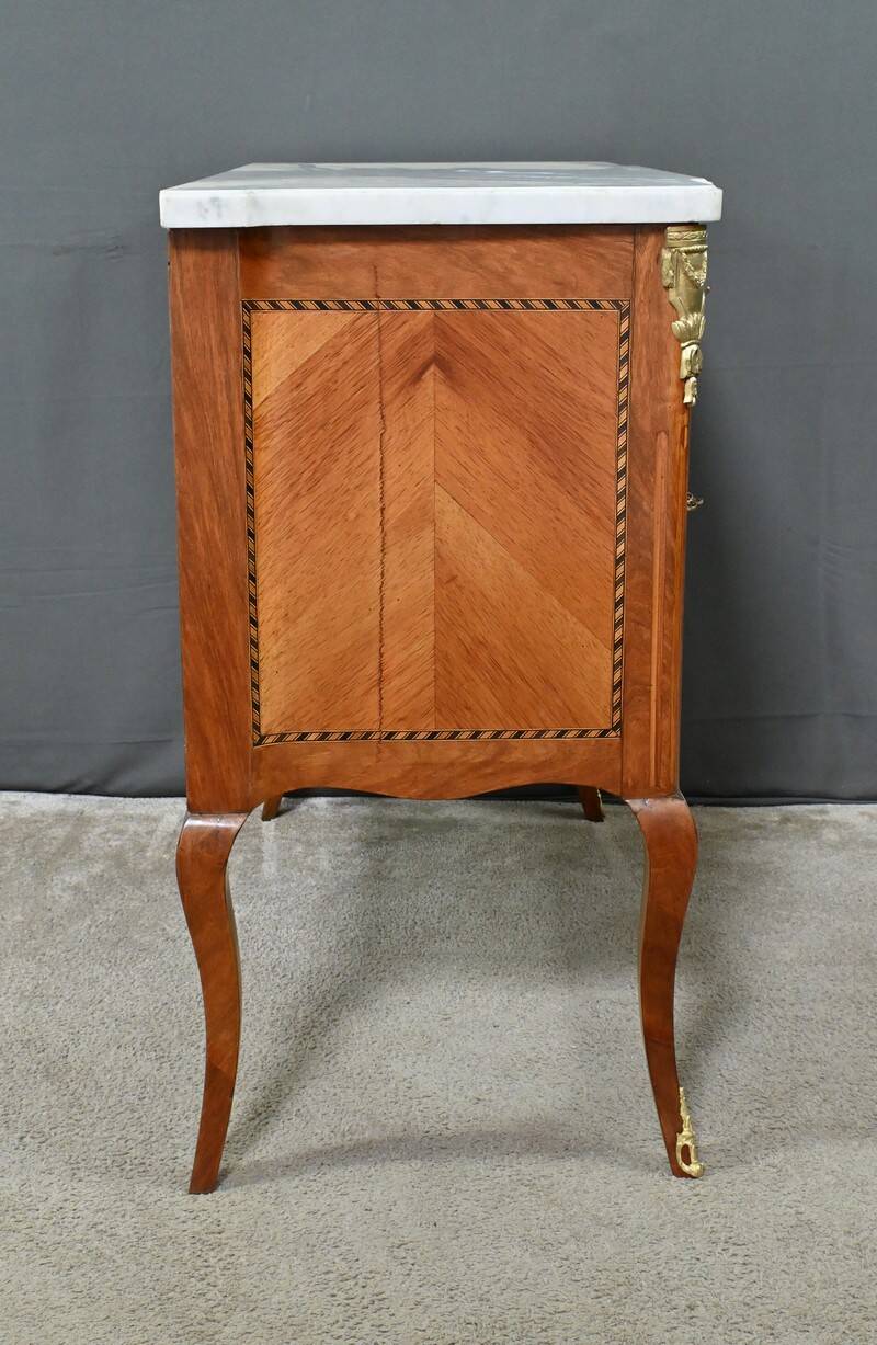 Petite Commode en Acajou, style Transition Louis XV / Louis XVI – Début XXe