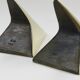 Pair Carl Auböck Minimalist Rocket Brass Bookends #3846, Vienna, Austria