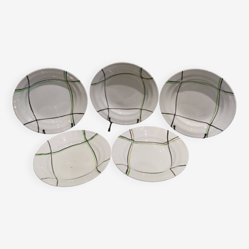 5 céranord st amand deep plates “bayonne” model