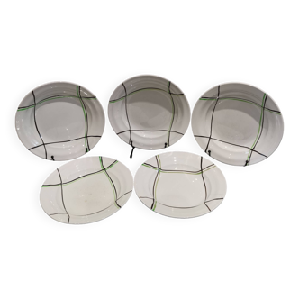 5 céranord st amand deep plates “bayonne” model