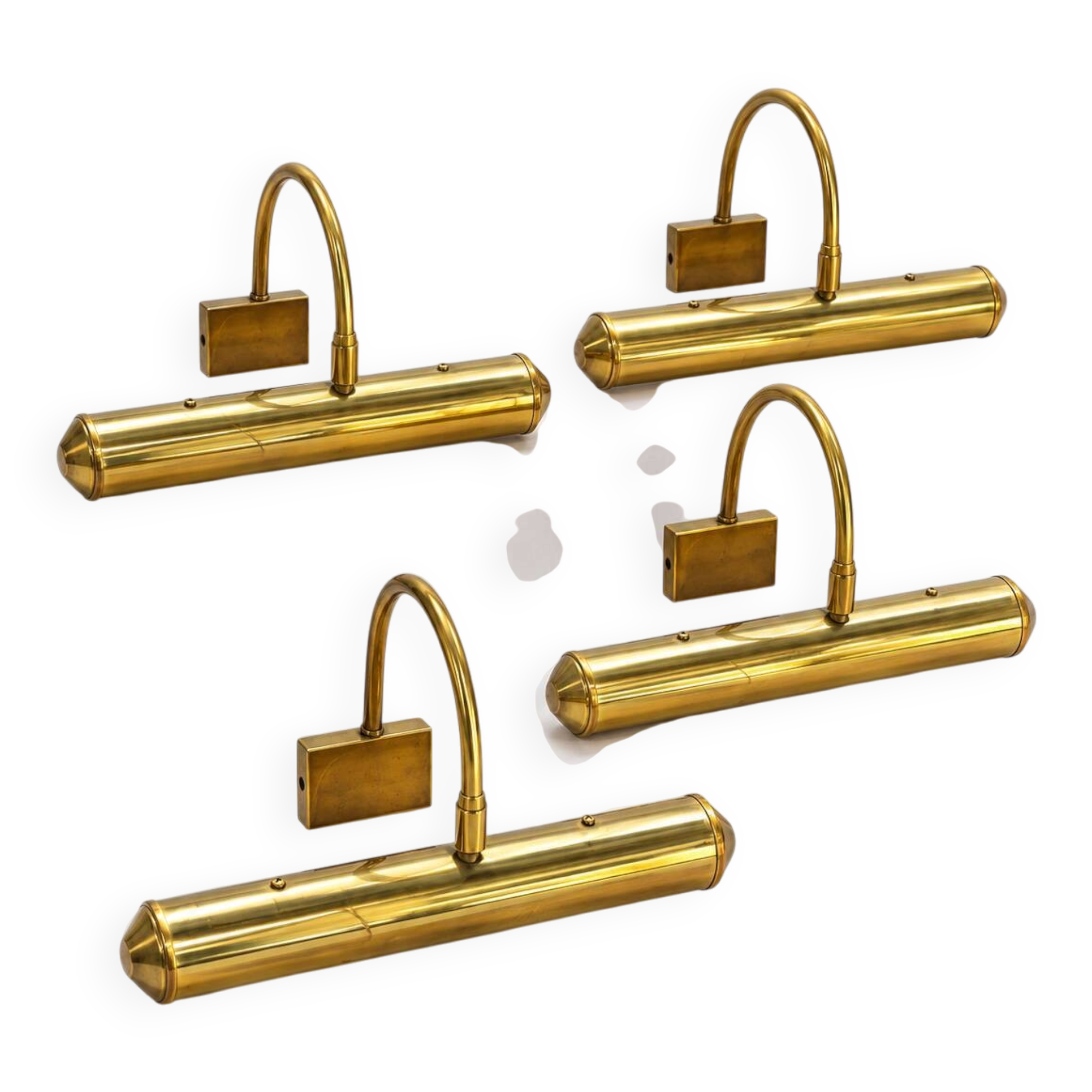Vintage brass wall light – 1970s – sold individually
