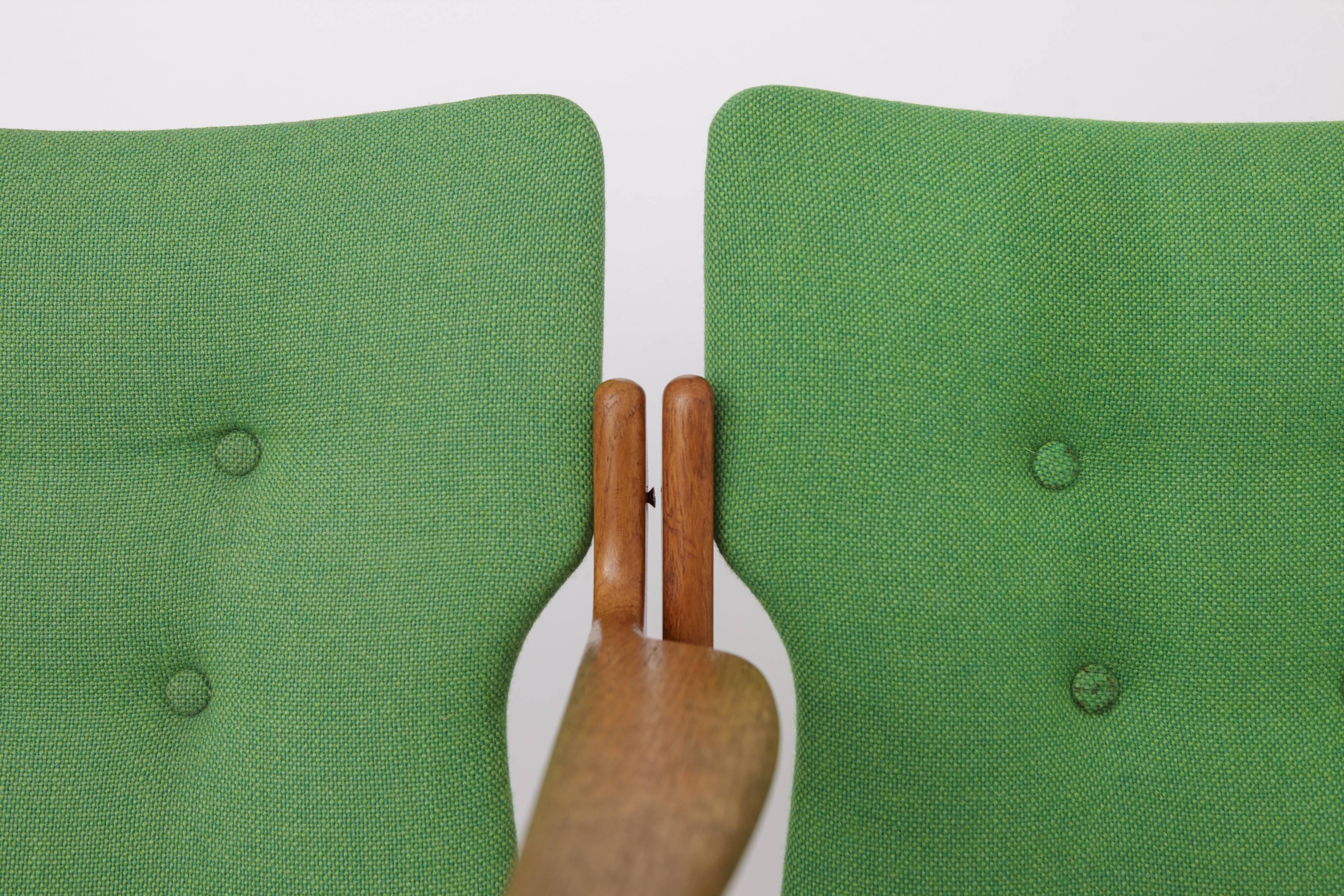 4 armchairs Vamdrup vintage 1960s teak