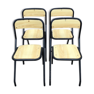 set de 4 chaises design