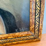 Portrait painting of a woman by R.Lefèvre