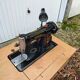 Sewing desk foot compass machine singer