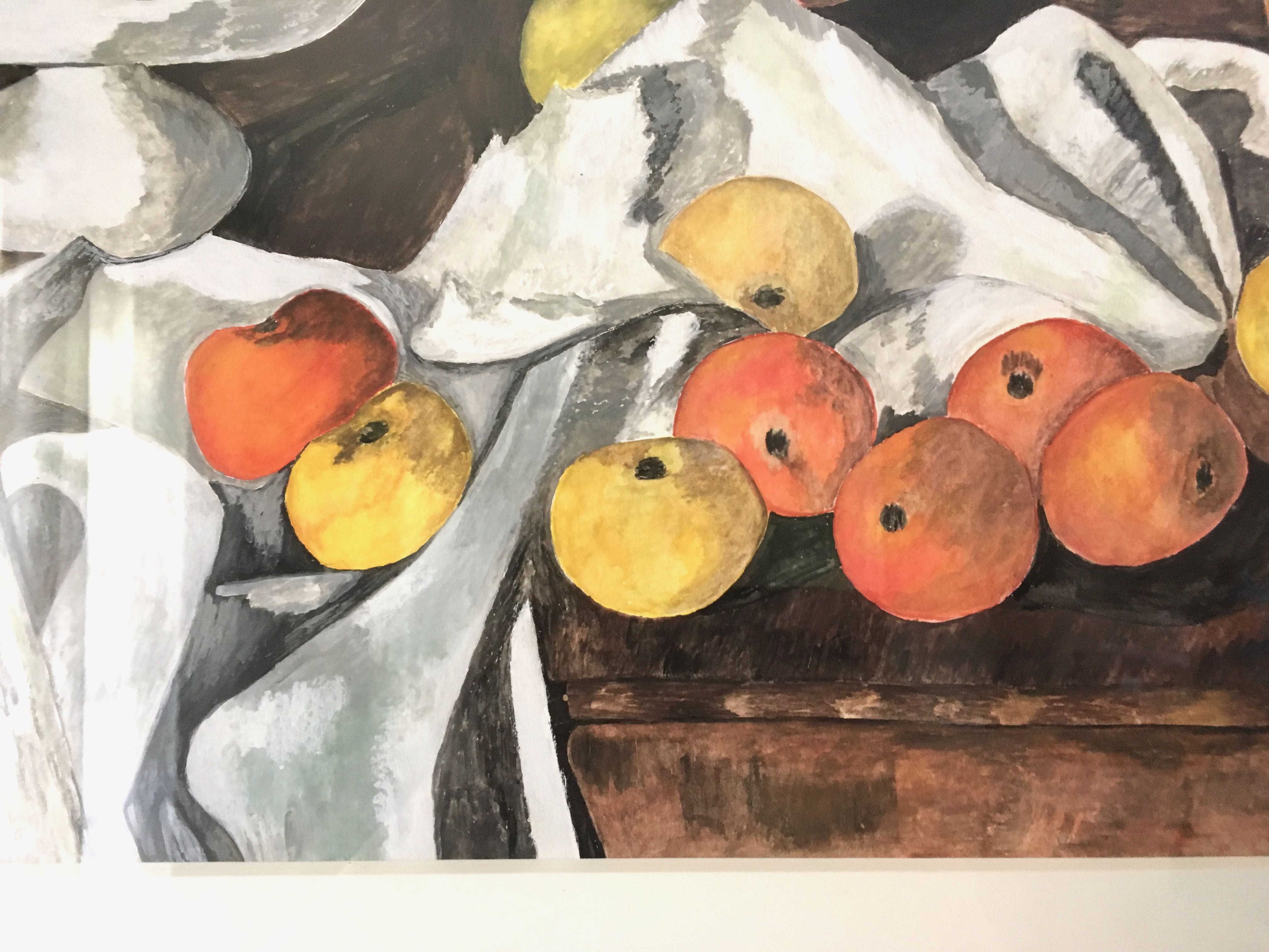 Modernist watercolor painting 1970