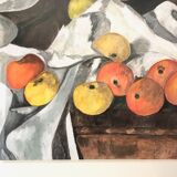 Modernist watercolor painting 1970
