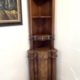 Corner cabinet in Burl Walnut