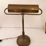 Banker office lamp, notary, piano, copper, 1940