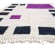 Off-white rug with geometric patterns, 200cm x 250cm