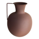 Brown metal jar