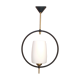 Lustre verre et métal années 60