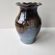 Glazed ceramic vase, signed (signature to be identified)