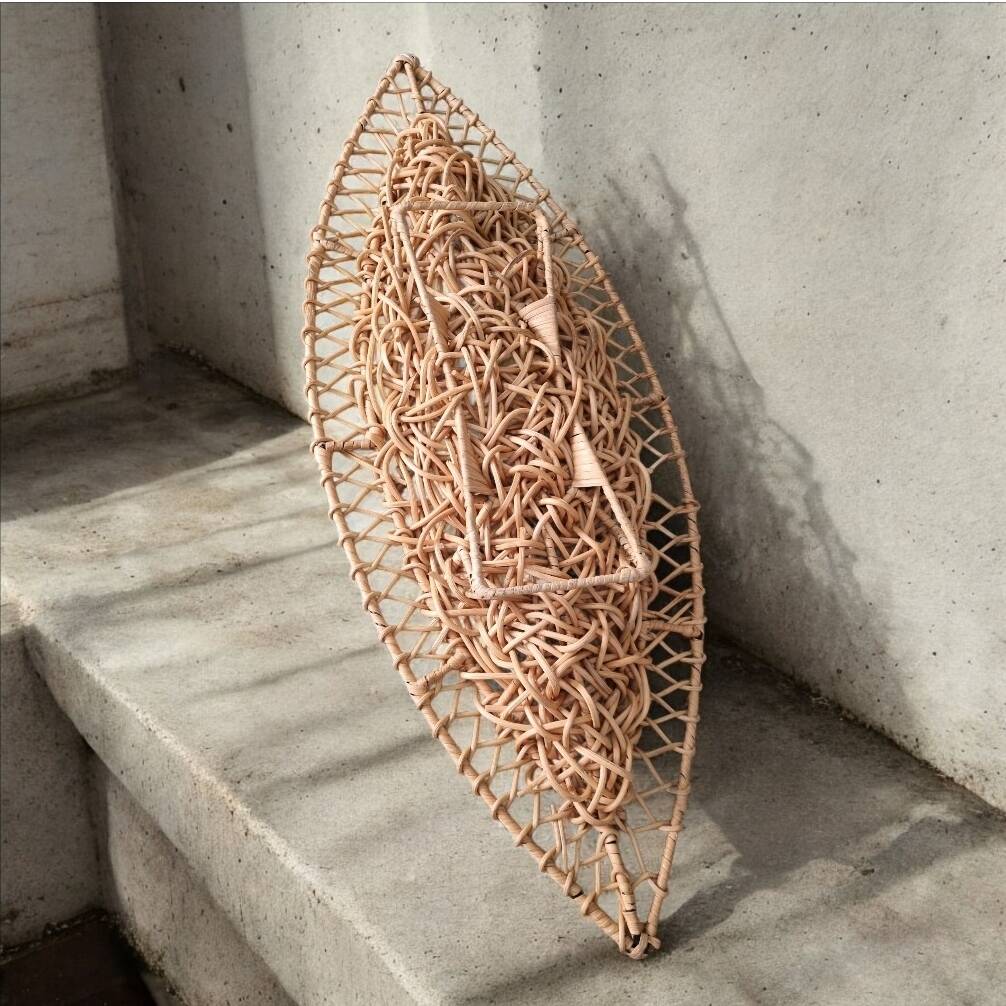 Large wicker fruit basket