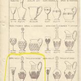 6 Saint-Louis Crystal Glasses - Nelly Model