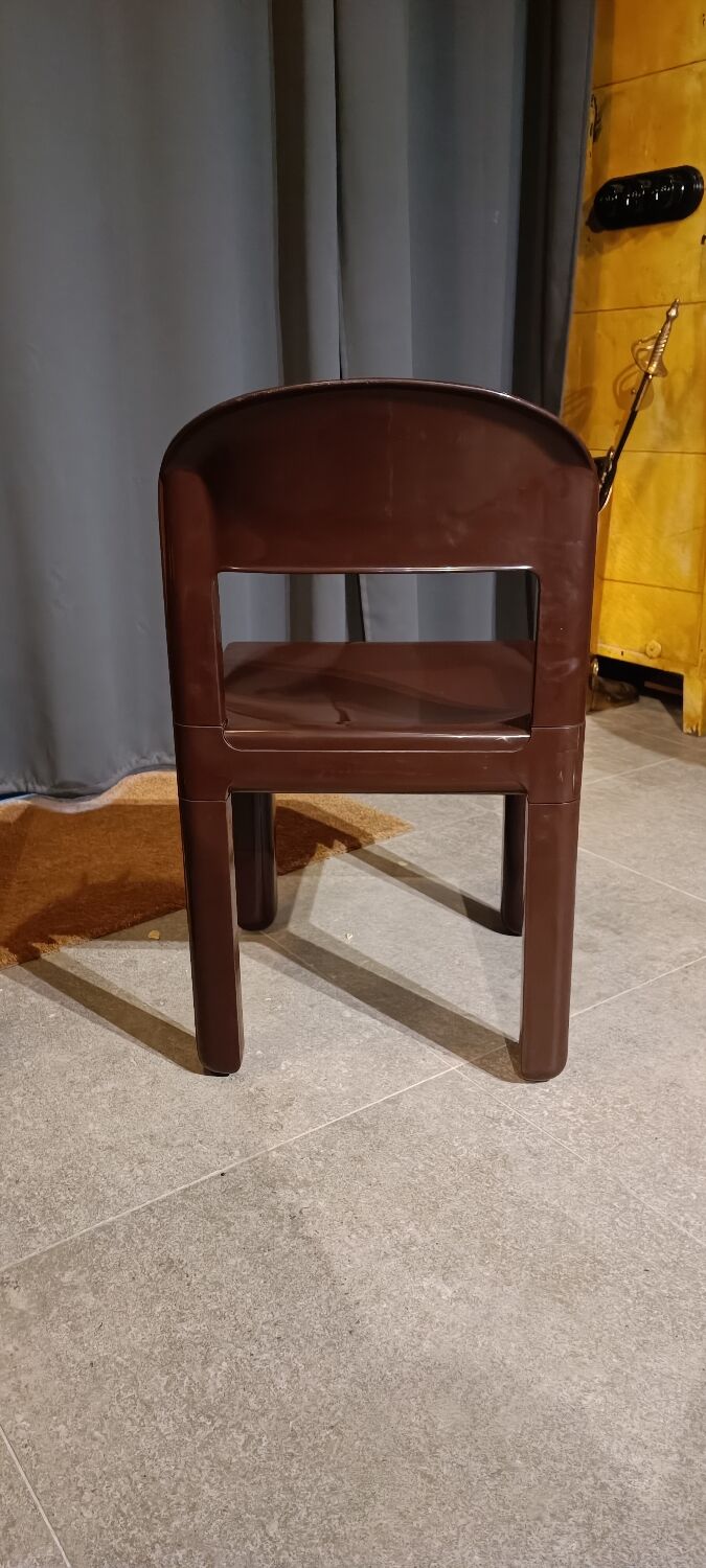 4 chaises par Massoni & Pelizza pour Guzzini, Italie, années 1970