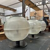 Suite of 3 70s holophanes